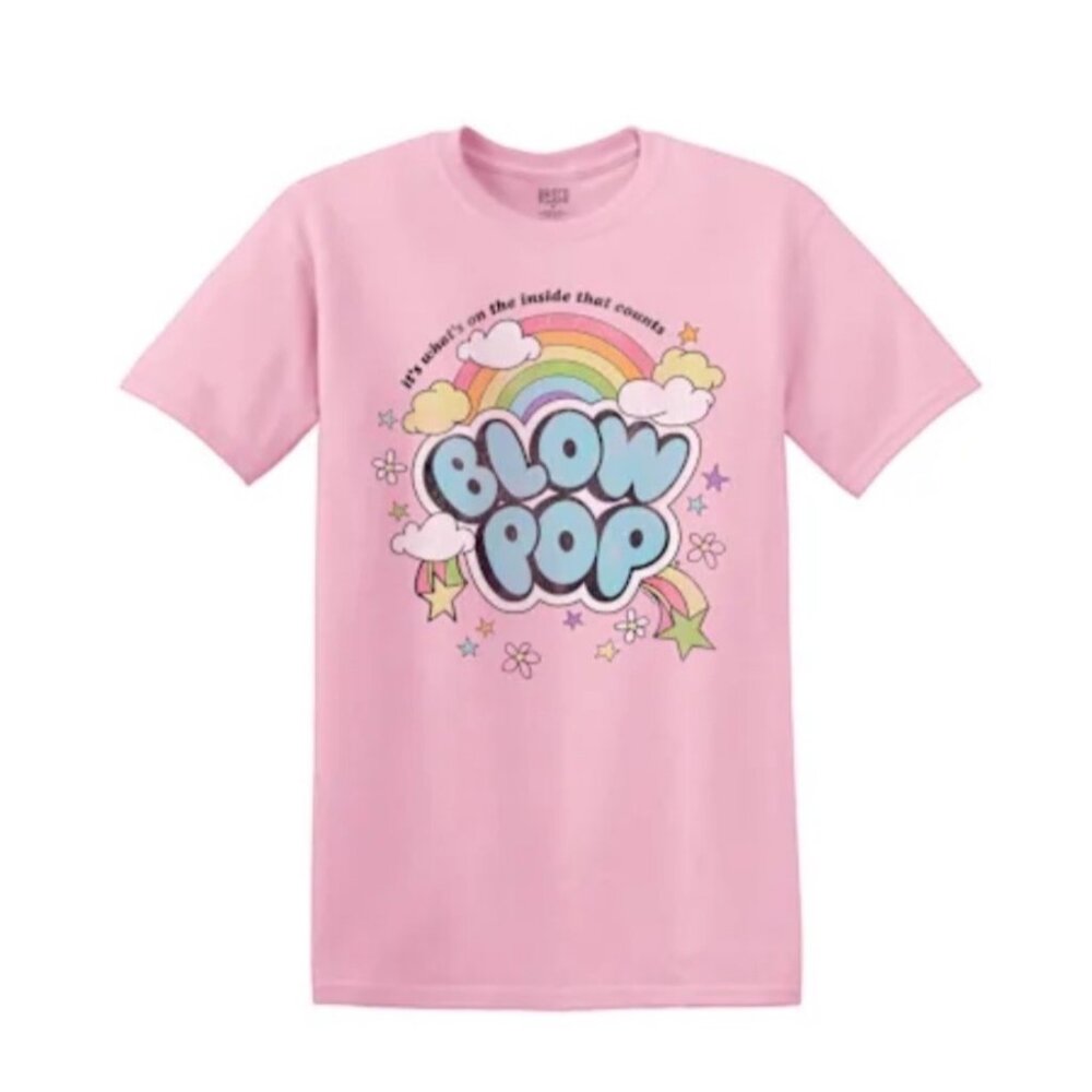Blow Pop Pink Short Sleeve Casual Tee